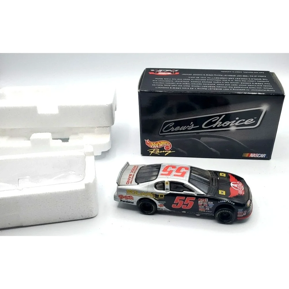 1999 Hot Wheels Crews Choice Nascar #55 Kenny Wallace Aerosmith 1:43 Monte Carlo